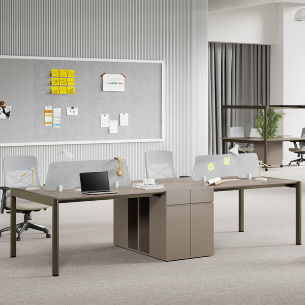 Modern Design 4 Seater Office Workstation - Image 4